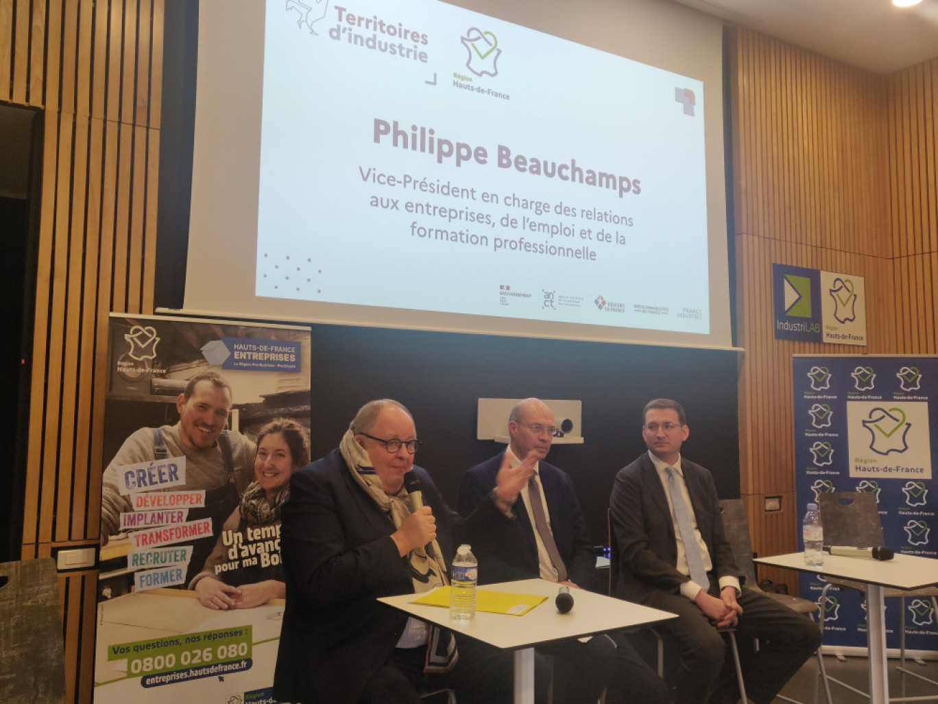 Philippe Beauchamps, Stéphane Leuleu et Jean-Baptiste Gueusquin. (c)Aletheia Press/ DLP