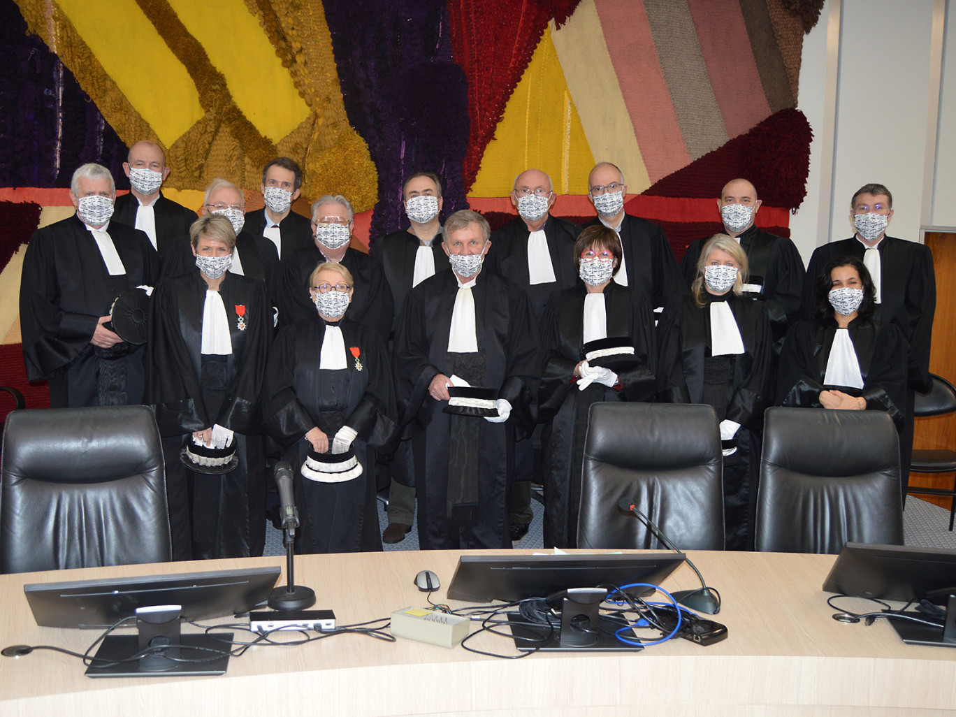 Le Tribunal de commerce de Beauvais en audience solennelle de rentrée. 