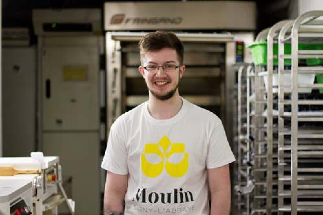 Steven Vérité a repris la boulangerie Le Fournil du Château, à 24 ans.