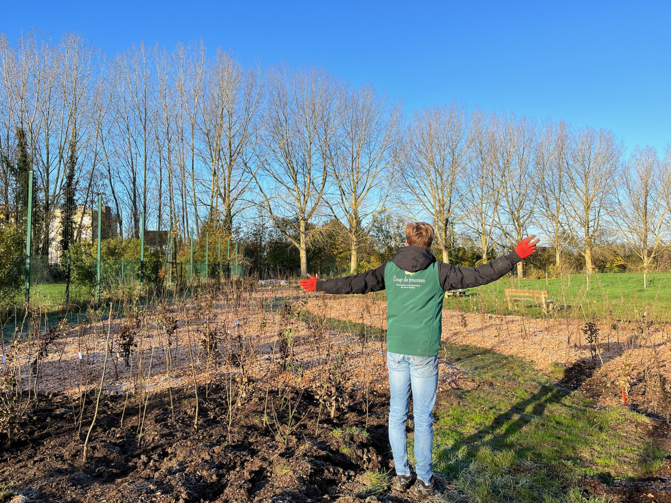 Coup de Pousses plantera 7 000 arbres pour la saison 2023/2024, qui s'achève en mars 2024. (c)Coup de Pousses