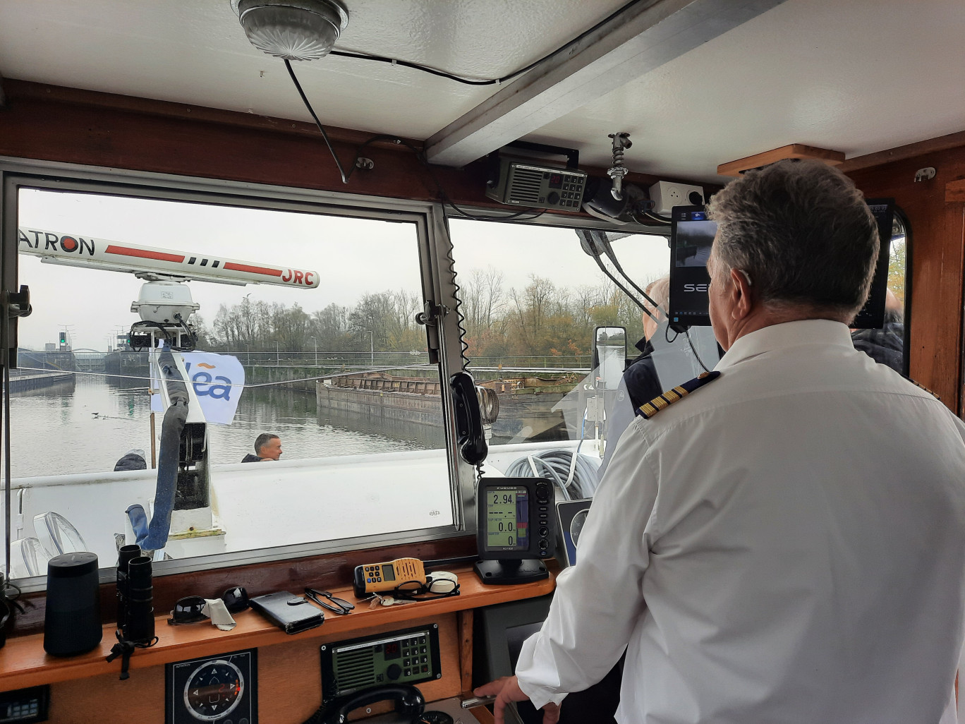 Pour diminuer les émissions de gaz à effet de serre, les acteurs du maritime et du fluvial planchent sur une navigation plus verte. © Lolita Péron