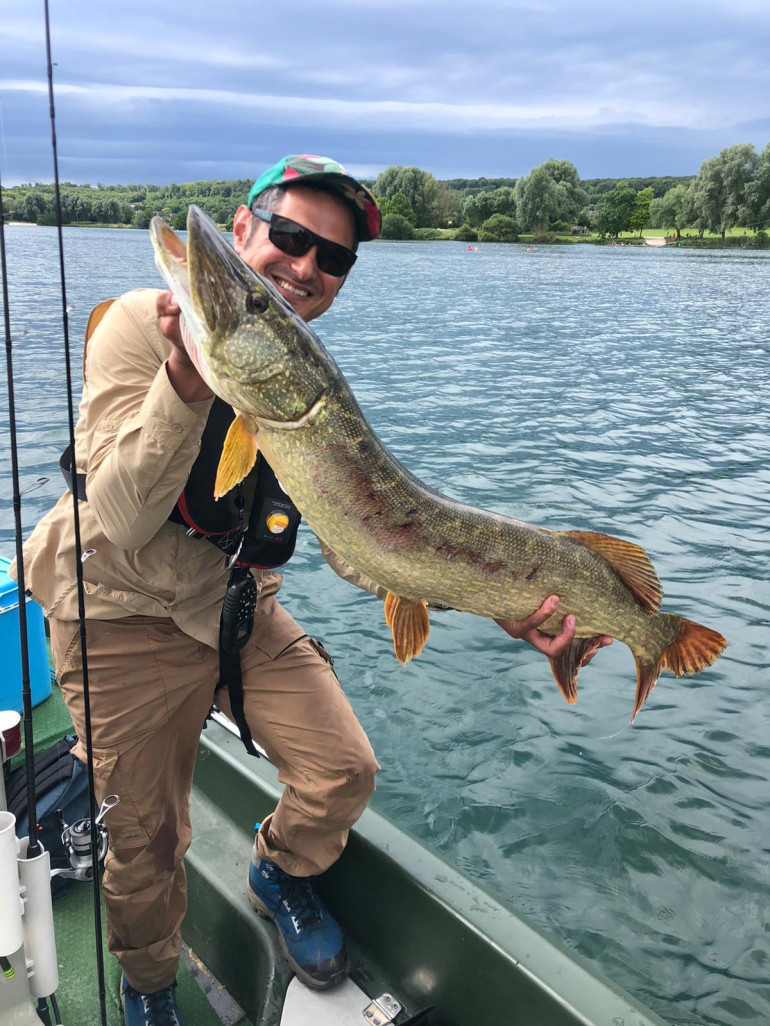 Frédéric Derouet, moniteur de pêche et guide nature à Beauvais.