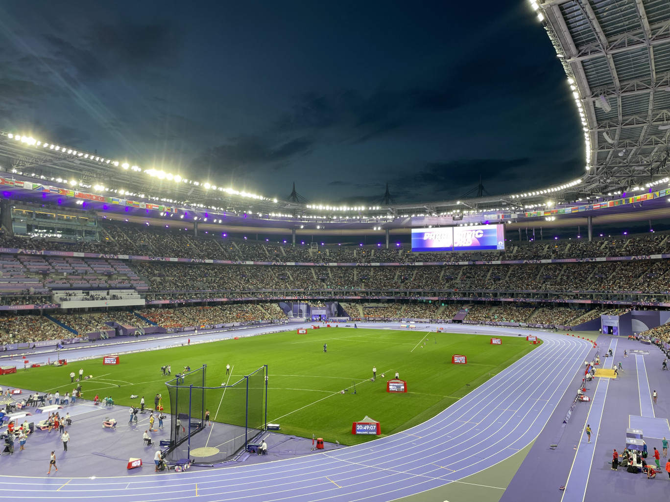 Les épreuves de para-athlétisme au Stade de France, le 6 septembre.