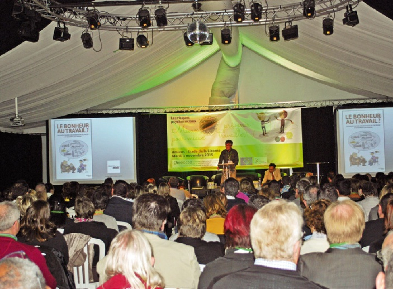 Une salle comble pour les Assises régionales de la santé au travail de Picardie.