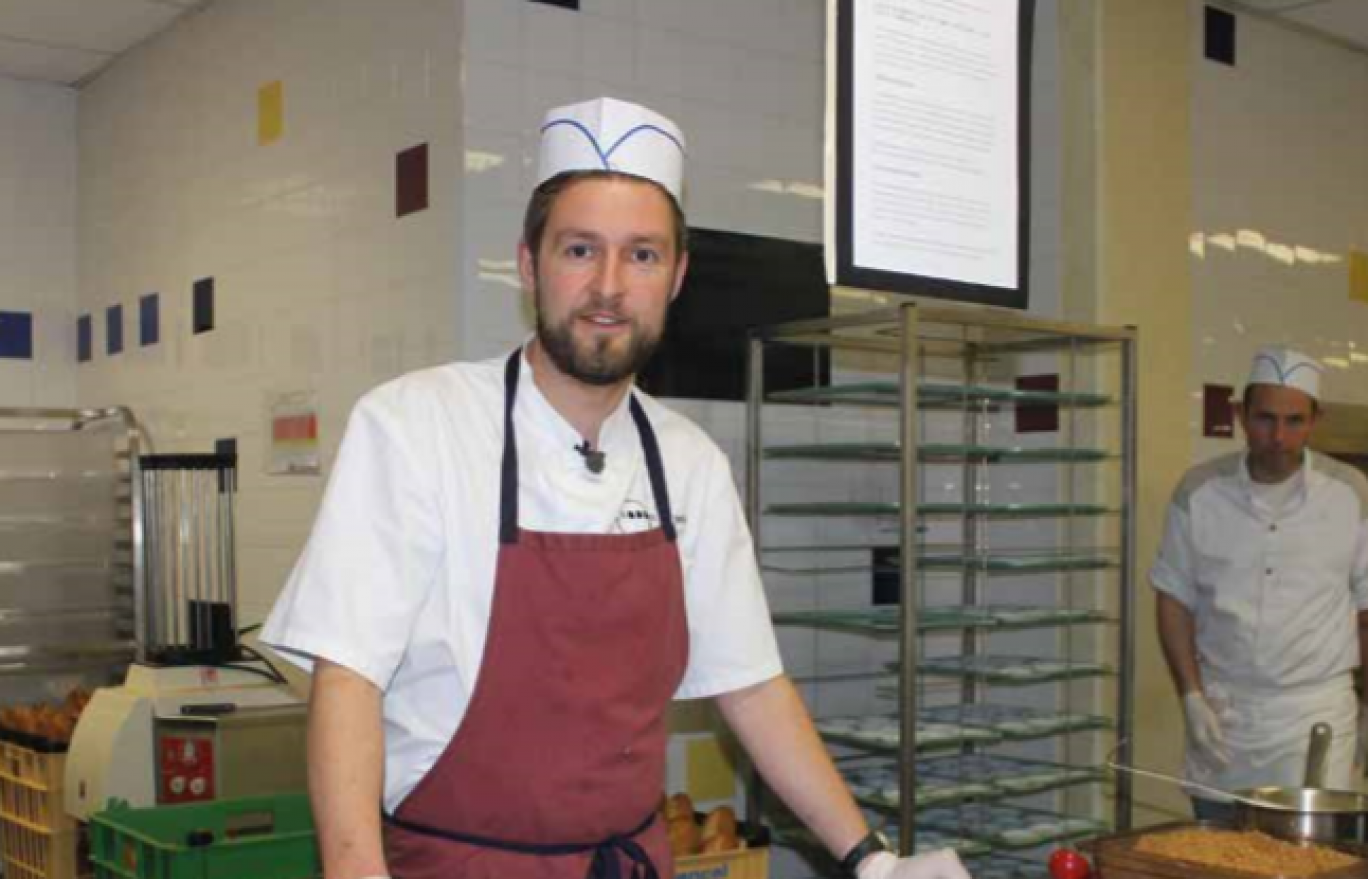 Aujourd’hui chef de la Table des Corderies, Sébastien Porquet est un ancien élève du lycée du Vimeu.